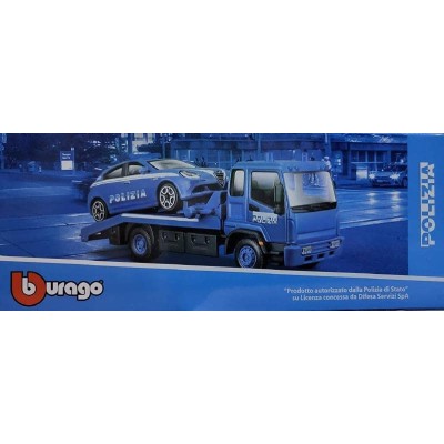 Burago 926584 Camion Carro Attrezzi della Polizia