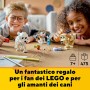 LEGO Creator 31137 Adorabili Cagnolini Set 3 in 1 con Bassotto Carlino, Barboncino e altri Animali