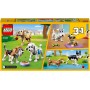 LEGO Creator 31137 Adorabili Cagnolini Set 3 in 1 con Bassotto Carlino, Barboncino e altri Animali