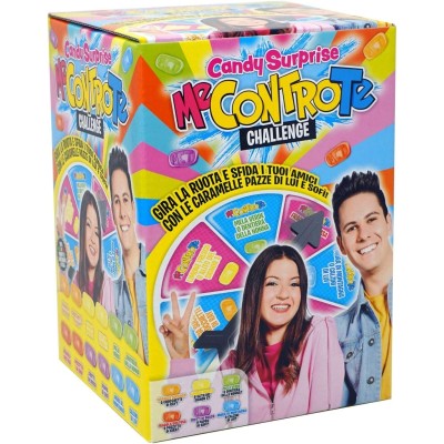 Me Contro Te Candy Surprise Challenge con Bracciale Ciondolo Angelo e portachiave Girabrilla
