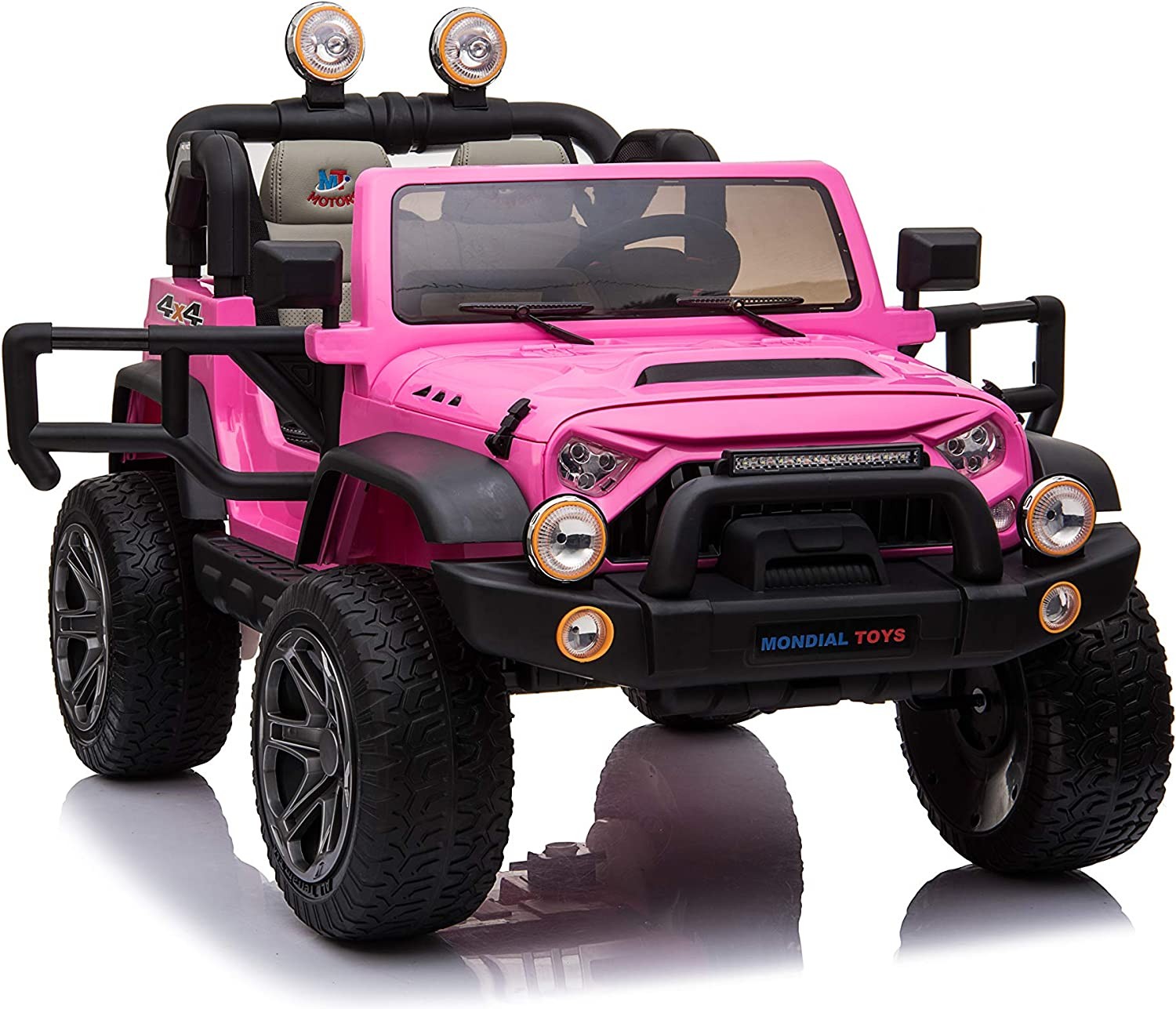 Auto Elettrica Macchina Per Bambini 2 Posti Maxi Fuoristrada 12V con Telecomando - Foto 30 di 65
