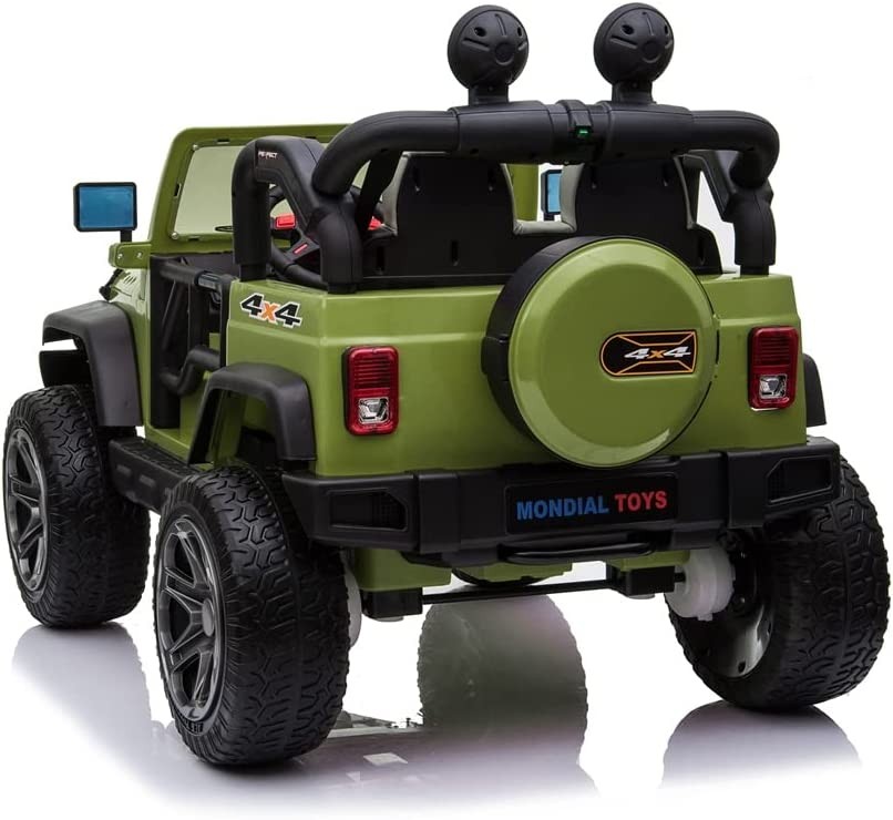 Auto Elettrica Macchina Per Bambini 2 Posti Maxi Fuoristrada 12V con Telecomando - Foto 33 di 65