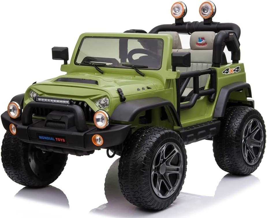 Auto Elettrica Macchina Per Bambini 2 Posti Maxi Fuoristrada 12V con Telecomando - Foto 31 di 65