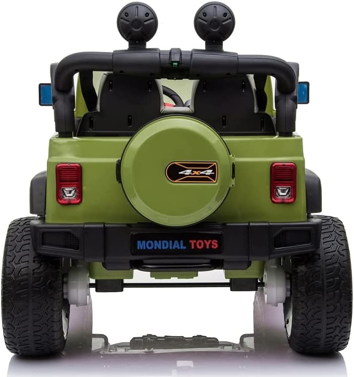 Auto Elettrica Macchina Per Bambini 2 Posti Maxi Fuoristrada 12V con Telecomando - Foto 36 di 65
