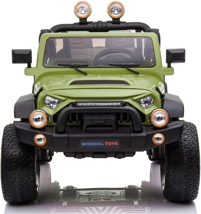 Auto Elettrica Macchina Per Bambini 2 Posti Maxi Fuoristrada 12V con Telecomando - Foto 35 di 65