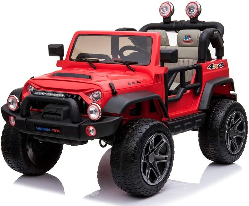 Auto Elettrica Macchina Per Bambini 2 Posti Maxi Fuoristrada 12V con Telecomando - Foto 13 di 65