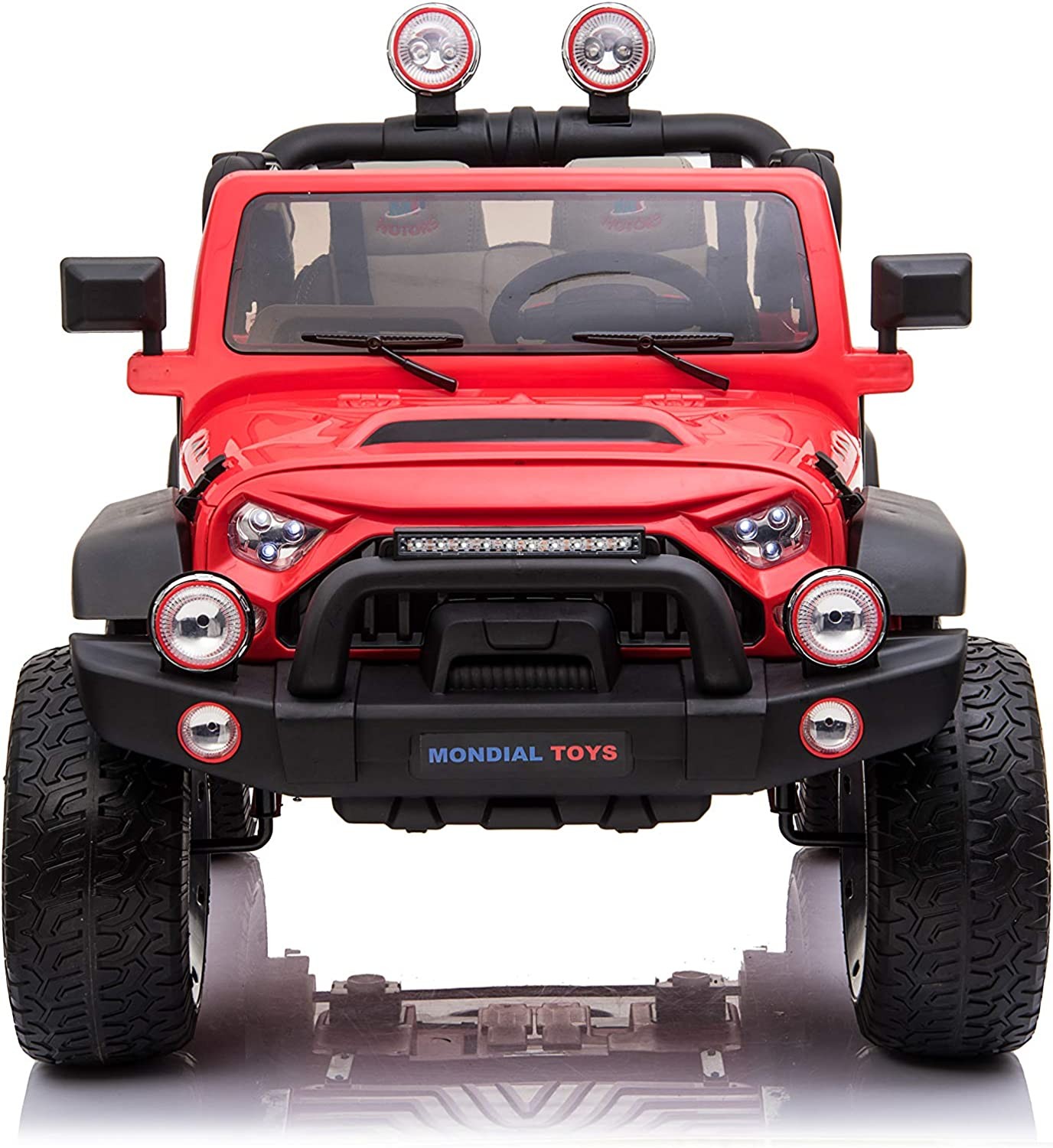 Auto Elettrica Macchina Per Bambini 2 Posti Maxi Fuoristrada 12V con Telecomando - Foto 16 di 65