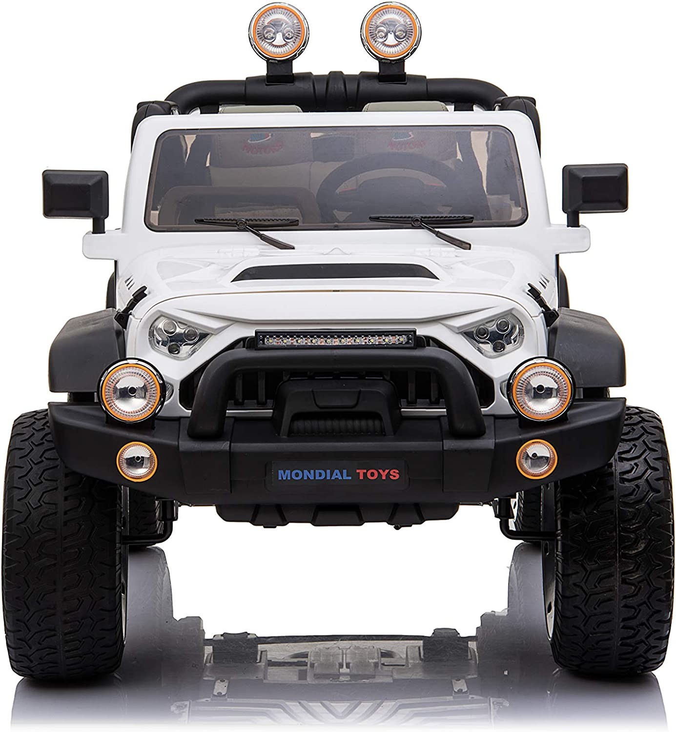 Auto Elettrica Macchina Per Bambini 2 Posti Maxi Fuoristrada 12V con Telecomando - Foto 43 di 65