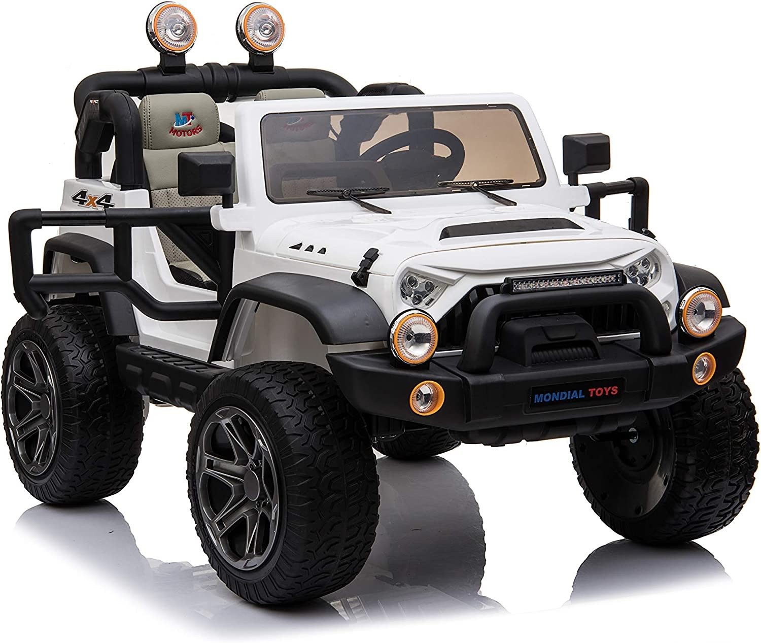 Auto Elettrica Macchina Per Bambini 2 Posti Maxi Fuoristrada 12V con Telecomando - Foto 49 di 65