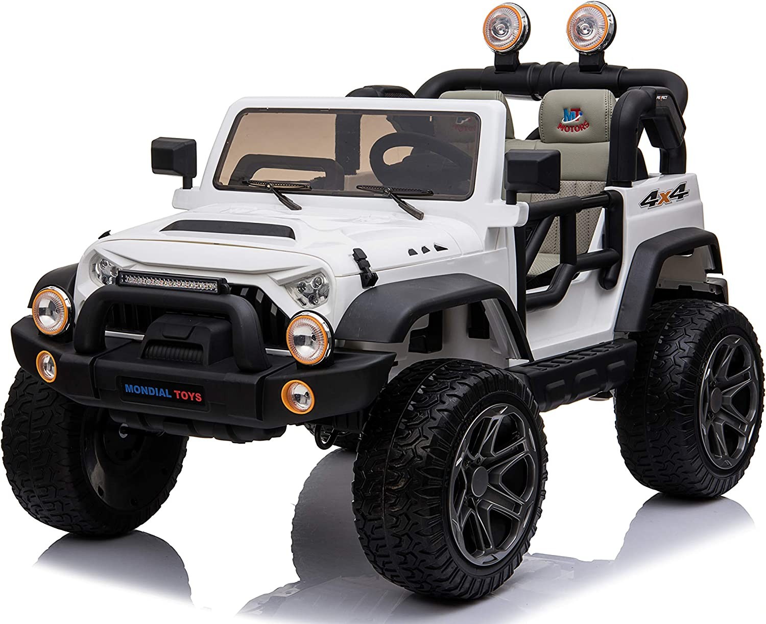 Auto Elettrica Macchina Per Bambini 2 Posti Maxi Fuoristrada 12V con Telecomando - Foto 40 di 65
