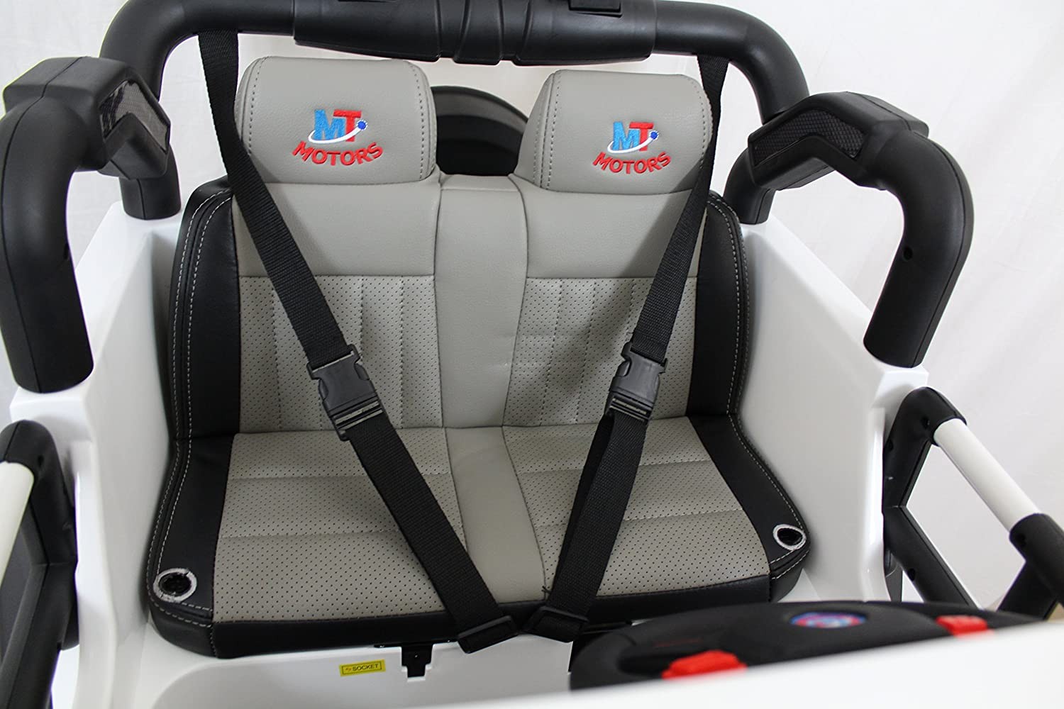 Auto Elettrica Macchina Per Bambini 2 Posti Maxi Fuoristrada 12V con Telecomando - Foto 46 di 65