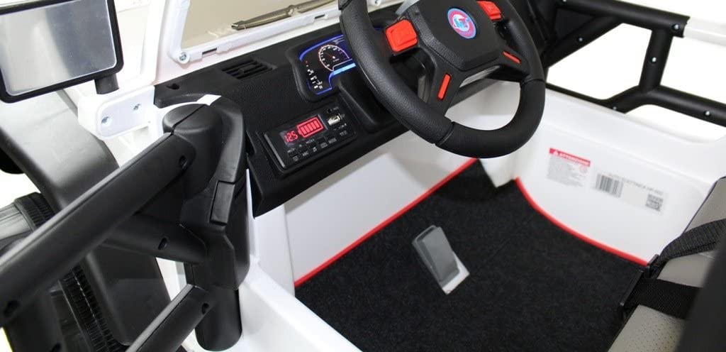Auto Elettrica Macchina Per Bambini 2 Posti Maxi Fuoristrada 12V con Telecomando - Foto 48 di 65