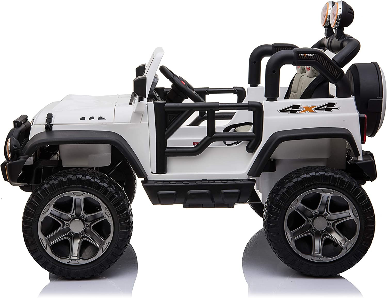 Auto Elettrica Macchina Per Bambini 2 Posti Maxi Fuoristrada 12V con Telecomando - Foto 41 di 65
