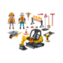 Playmobil 71045 Costruzione stradale con escavatore, segnaletica e vari accessori