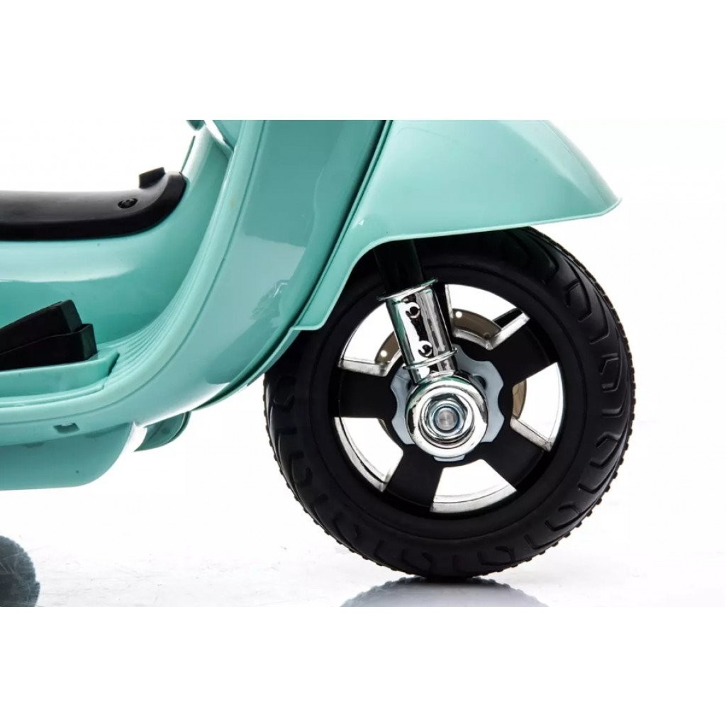 Piaggio Mini Vespa GTS Elettrica per Bambini con Sedile in Pelle Batteria 6Volt - Foto 19 di 56
