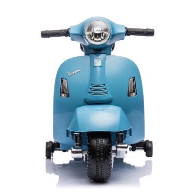 Piaggio Mini Vespa GTS Elettrica per Bambini con Sedile in Pelle Batteria 6Volt