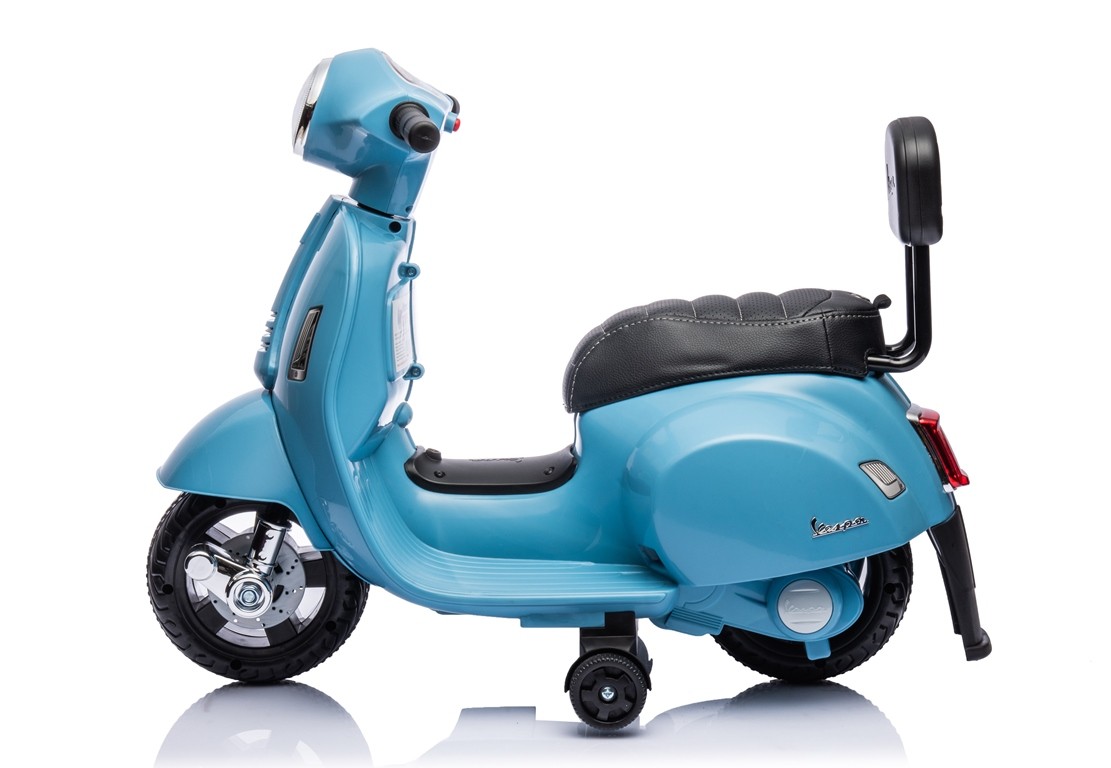 Piaggio Mini Vespa GTS Elettrica per Bambini con Sedile in Pelle Batteria 6Volt - Foto 48 di 56