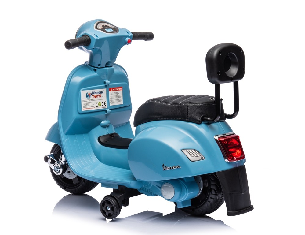 Piaggio Mini Vespa GTS Elettrica per Bambini con Sedile in Pelle Batteria 6Volt - Foto 49 di 56
