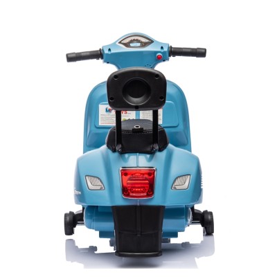 Piaggio Mini Vespa GTS Elettrica per Bambini con Sedile in Pelle Batteria 6Volt