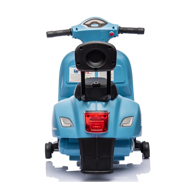 Piaggio Mini Vespa GTS Elettrica per Bambini con Sedile in Pelle Batteria 6Volt - Foto 50 di 56