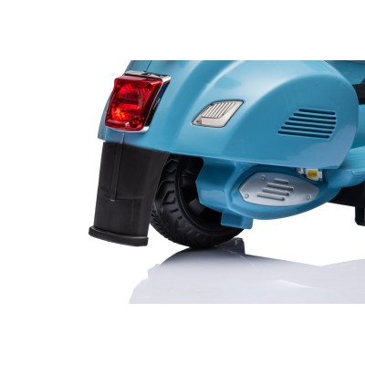 Piaggio Mini Vespa GTS Elettrica per Bambini con Sedile in Pelle Batteria 6Volt