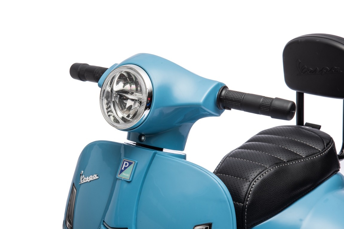 Piaggio Mini Vespa GTS Elettrica per Bambini con Sedile in Pelle Batteria 6Volt - Foto 56 di 56