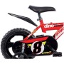 Dino Bikes 123GLN Pro 8 bicicletta con rotelle e freno anteriore per bambini dai 3 ai 5 anni