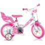 Dino Bikes 124RLN-05LH Bicicletta Girl Bambina Bici Little Heart 12"