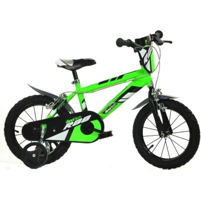 Dino Bikes 414U-R88 Bicicletta Bambino 14" 4-7 anni verde