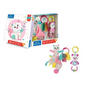 Clementoni 17805 Baby Gift Set Kitty - conforter sonaglino e chiavi morbidose Clementoni 17805 Baby Gift Set Kitty - conforter sonaglino e chiavi morbidose
