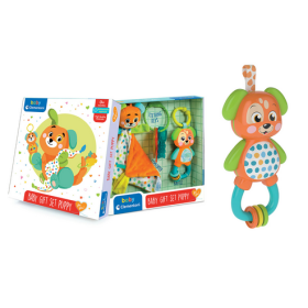 Clementoni 17804 - Baby Gift Set Puppy - Comforter, sonaglino e chiavi morbidose Clementoni 17804 - Baby Gift Set Puppy - Comforter, sonaglino e chiavi morbidose