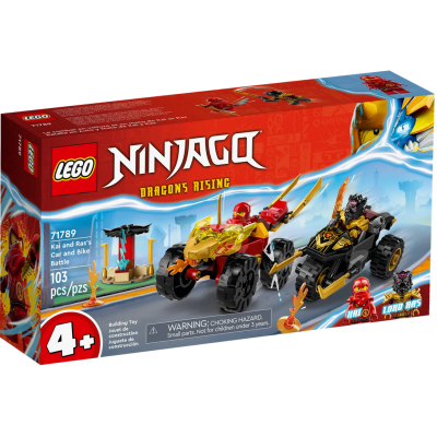 Lego Ninjago 71789 Battaglia su Auto e Moto di Kai e Ras