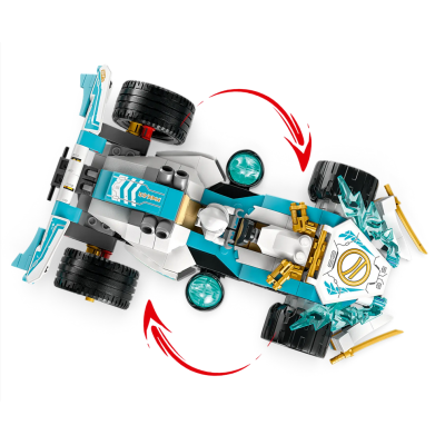 Lego ninjago 71791 auto da corsa spinjitzu dragon power di zane