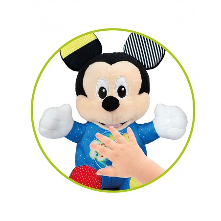 Clementoni 17206 Peluche Baby Mickey Topolino Carillon luminoso per cullar eil bambino durante la notte