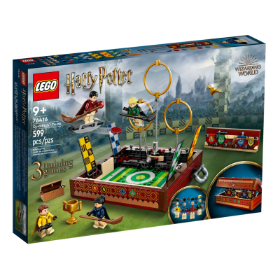 Lego Harry Potter 76416 Baule del Quidditch con 4 Minifigure e Tanti Accessori