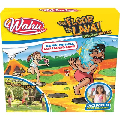Wahu 927261 Floor is Lava Outdoor Edition Gioco di Interazione tra Bambini e Adulti Stimola l'Attività Fisica