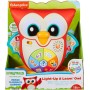 Fisher Price HJN64 Parlamici Baby Gufo Luminoso Impara con Me interattivo con luci, suoni e movimenti