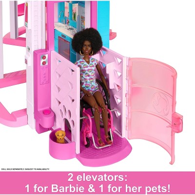 SET BARBIE CASA CON PISCINA + BAMBOLE