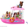 Mattel HJV37 Barbie Barca dei Sogni Playset con piscina scivolo, un delfino e 20+ accessori