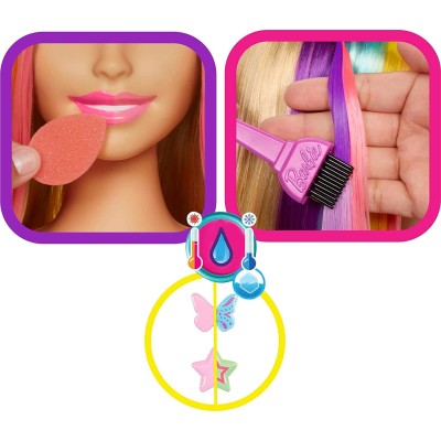 Barbie Testa Da Acconciare Con Piastra E Trucchi Magici - 30 Accessori Per Styling E Makeup - Foto 6