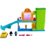 Fisher Price HRB34 Little People Autolavaggio playset interattivo con rampa per le auto, luci e musica