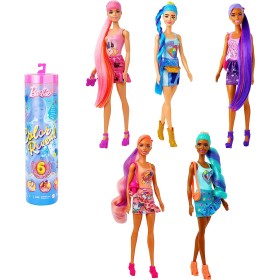 Mattel HJX04 Barbie Signature Magie delle Feste 2023 con abito satinato  champagne, Mantella plissettata e accessori dorati