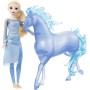 Mattel HLW58 Disney Frozen - Elsa e Nokk creatura acquatica a forma di cavallo