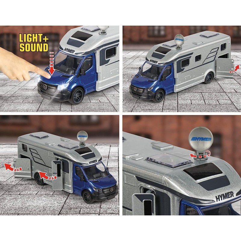 CAMPER HYMER 40CM A FRIZIONE - MACCHININE - AUTOMOBILINE & CO. - MONDO  BAMBINO