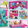 MEGA HPN80 Barbie Camper dei Sogni da 580 pezzi include 4 mini bambole e tanti accessori
