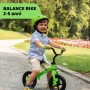 Chicco 00171605 Bicicletta Equilibrio Green Rocket 2-5 Anni Senza Pedali con Manubrio e Sellino Regolabili Max 25 Kg