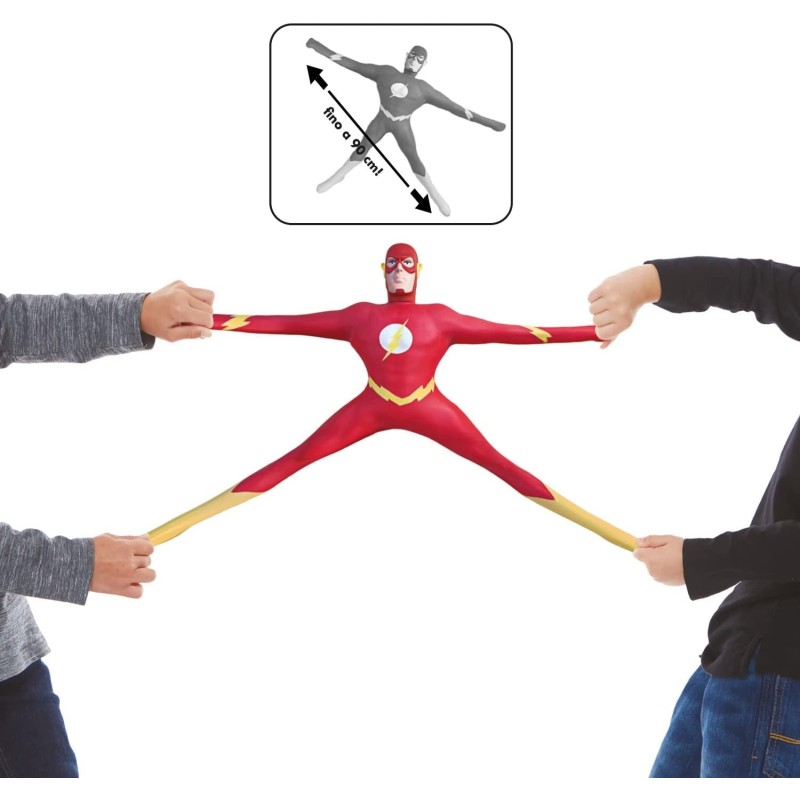 Rocco Giocattoli Stretch Flash – Die Ausziehbare Actionfigur Von DC Comics, Bis 68 Cm Dehnbar!