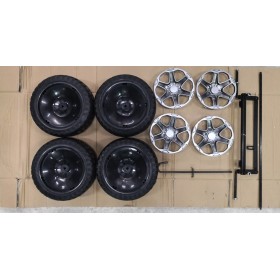 Mondial Toys Kit 4 ruote in gomma Maxi Fuoristrada MT-018