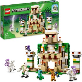 LEGO Minecraft 21250 La Fortezza del Golem di Ferro Castello Trasformormabile in Action Figure con 7 Personaggi