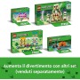 LEGO Minecraft 21250 La Fortezza del Golem di Ferro Castello Trasformormabile in Action Figure con 7 Personaggi